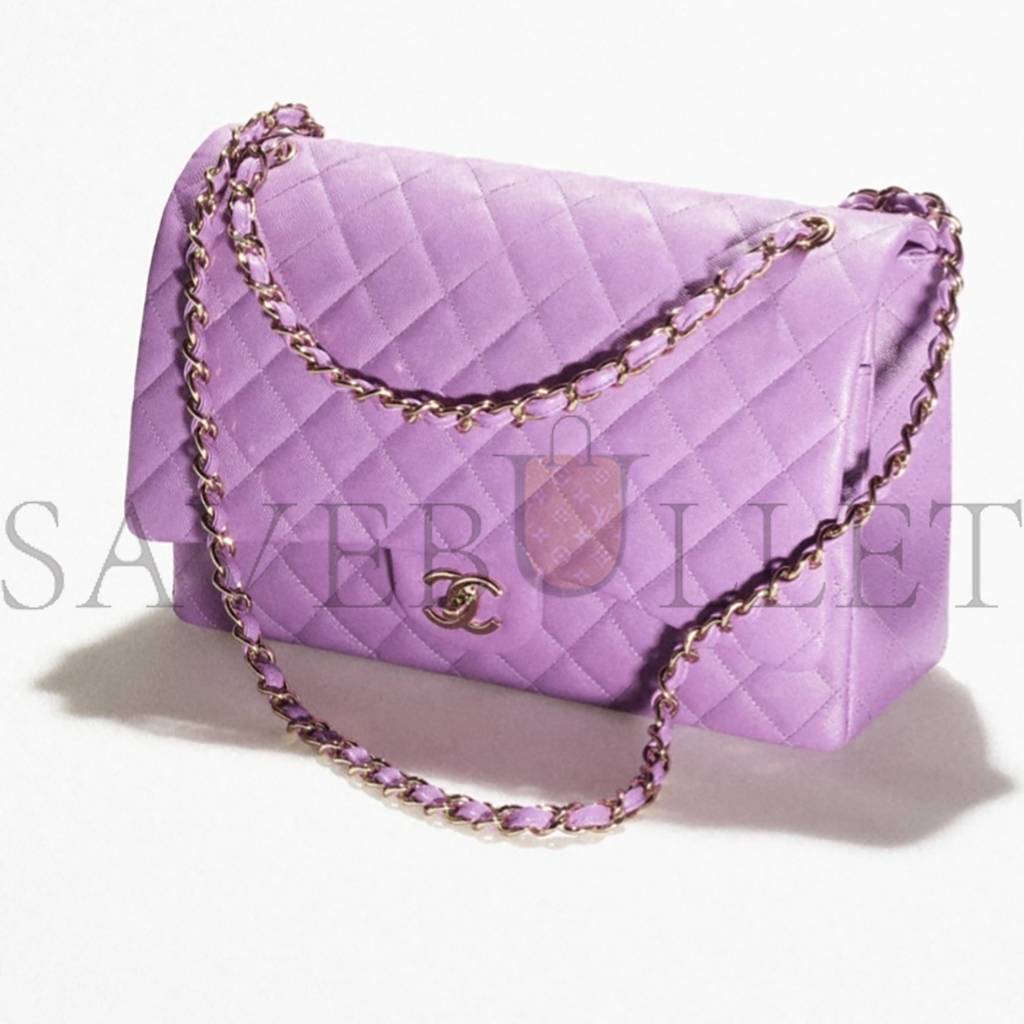 Ch*el maxi classic handbag gold hardware a58601 y33352 nh623 （25.5*15.5*6.cm）
